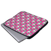 Süße Panda-Illustration Laptopschutzhülle (Vorne Knopf)