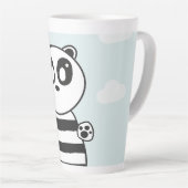 Süße Panda-Illustration Milchtasse (Rechte Ecke)