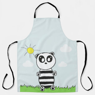 Süße Panda-Illustration Schürze