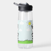 Süße Panda-Illustration Trinkflasche (Rechts)