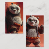 Süße Panda Karte (Vorne/Hinten)