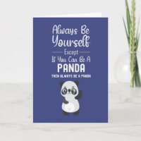 Süße Panda-Karten Lustiger Tierhumor Tiere