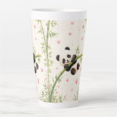 Süße Panda-Latte-Mug Milchtasse (Vorderseite)