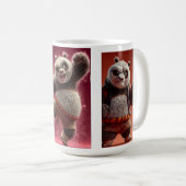 Süße Panda-Tasse Kaffeetasse (VorderseiteRechts)