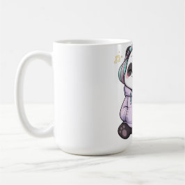 Süße Panda-Tasse | Kawaii-Kopfhörer-Kaffeetasse Kaffeetasse