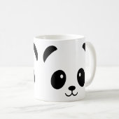 Süße Panda-Tasse oder Reisebecher Kaffeetasse (VorderseiteRechts)