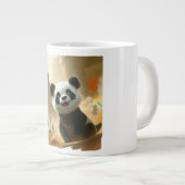 Süße Panda Vibes Jumbo-Tasse (Vorderseite Rechts)
