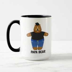 Süße Papa-Bär Vatertagsgeschenk Spezialtasse Tasse
