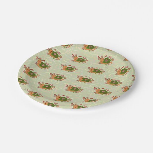 Süße Pappteller (Schrägansicht)