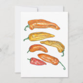 Süße Paprika Einladung (Vorderseite)