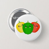 Süße Paprikaschoten Button (Vorne & Hinten)