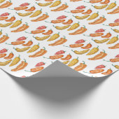 Süße Paprikaschoten Geschenkpapier (Ecke)