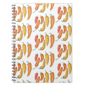 Süße Paprikaschoten Notizblock (Vorderseite)