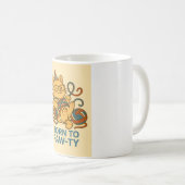 Süße Party-Kitty-Kaffeetasse Kaffeetasse (VorderseiteRechts)