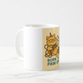 Süße Party-Kitty-Kaffeetasse Kaffeetasse (Vorderseite Links)
