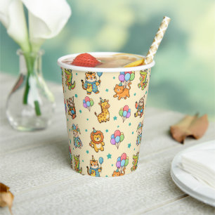Süße Partytierchen - Whimsical Kindergeburtstagsfe Pappbecher