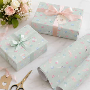 Süße Pastell-Apotheke Medizinisch Geschenkpapier