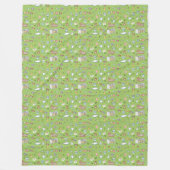 Süße Pastell-Babyzimmer-Muster-Plüschdecke Fleecedecke (Vorderseite)