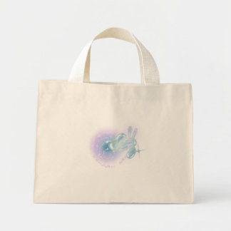 Süße Pastell-Ballon-Hasen-Leinwand-Tasche Mini Stoffbeutel