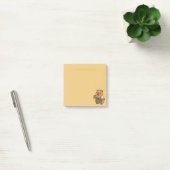 Süße Pastell-Barista-Capybara-Post-it-Notes Post-it Klebezettel (Büro)
