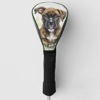 Süße Pastell-Boxer-Welpe Golf Headcover