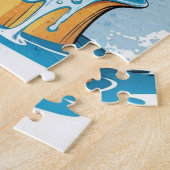 Süße Pastell-Elefanten-Farben-Puzzles Puzzle (Seite)