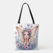 Süße Pastell-Fee Tasche (Rückseite)