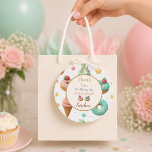 Süße Pastell-Geburtstags-Dankeschön-Favor-Tag Geschenkanhänger