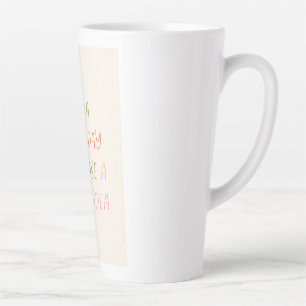 Süße Pastell-Handschrift-Motivationszitat-Kunst Milchtasse