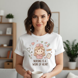 Süße Pastell-Krankenschwester Krankenpflege ist ei Tri-Blend Shirt