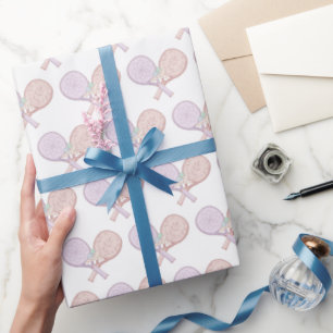 Süße Pastell-Padel-Geschenke Geschenkpapier