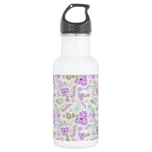 Süße Pastell-Paisleymuster Trinkflasche