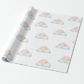 Süße Pastell-Regenbogen-Geschenkpapier Geschenkpapier (Ungerollt)