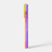 Süße Pastell-Regenbogen-Streifen iPhone Hülle (Linke Seite)