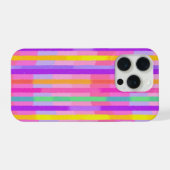 Süße Pastell-Regenbogen-Streifen iPhone Hülle (Rückseite (Horizontal))