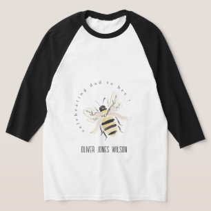 Süße Pastell-Vater-zu-sein-Neutrale Babyparty T-Shirt