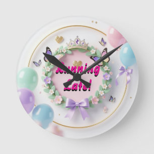 Süße Pastell-Wanduhren Runde Wanduhr