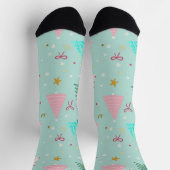 Süße Pastell-Weihnachts-Socken Socken (Oben)