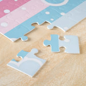 Süße Pastellfarben Elefant-Puzzles Puzzle (Seite)
