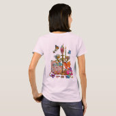 Süße Pastellfarben T-Shirt (Schwarz voll)