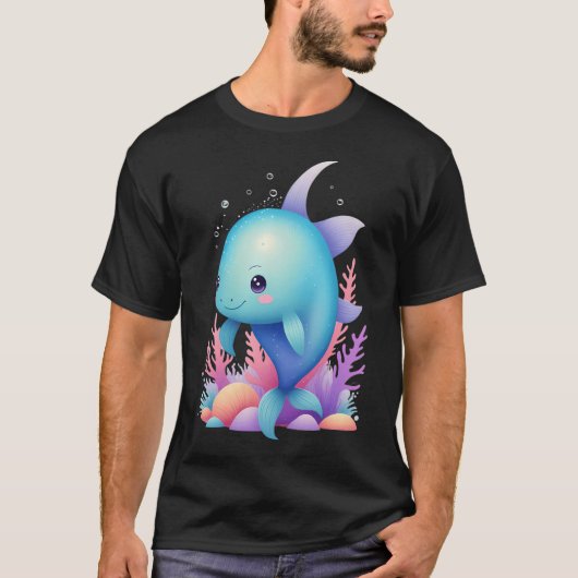 Süße Pastellfische T-Shirt (Vorderseite)