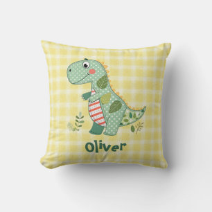 Süße Patchwork-Baby-Dinosaurier Kissen