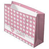 Süsse Patootie Custom Große Geschenktüte (Vorderseite Schrägansicht)