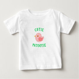 Süsse Patootie Pink Birdie Niedlich Girls T - Shir Baby T-shirt