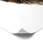 Süsse Patootie Wasserfarbe Panda Bärenspass Poster (Ecke)