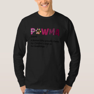 Süße Pawma-Mutter beansprucht die Hunde der Kinder T-Shirt