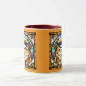 Süße Pekingese-Buntglas-Kaffeetasse Tasse (Zentrum)