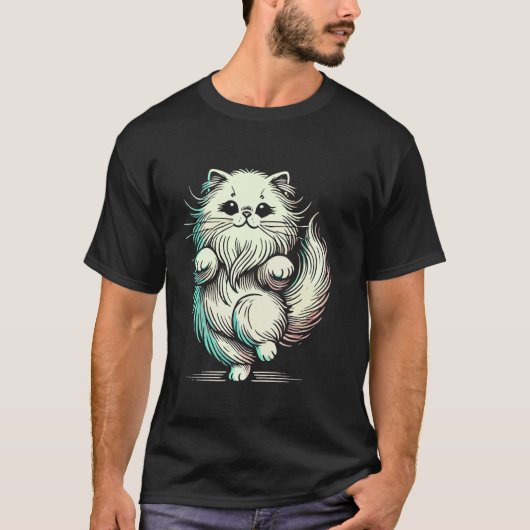 Süße Perserkatze T-Shirt (Vorderseite)