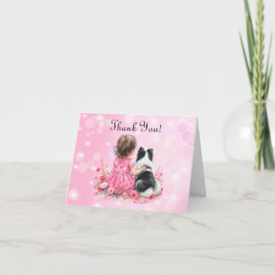 Süße personalisierte Babyparty-Dankeschön  Dankeskarte