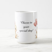 Süße personalisierte Entchen-Tasse Kaffeetasse (Mittel)
